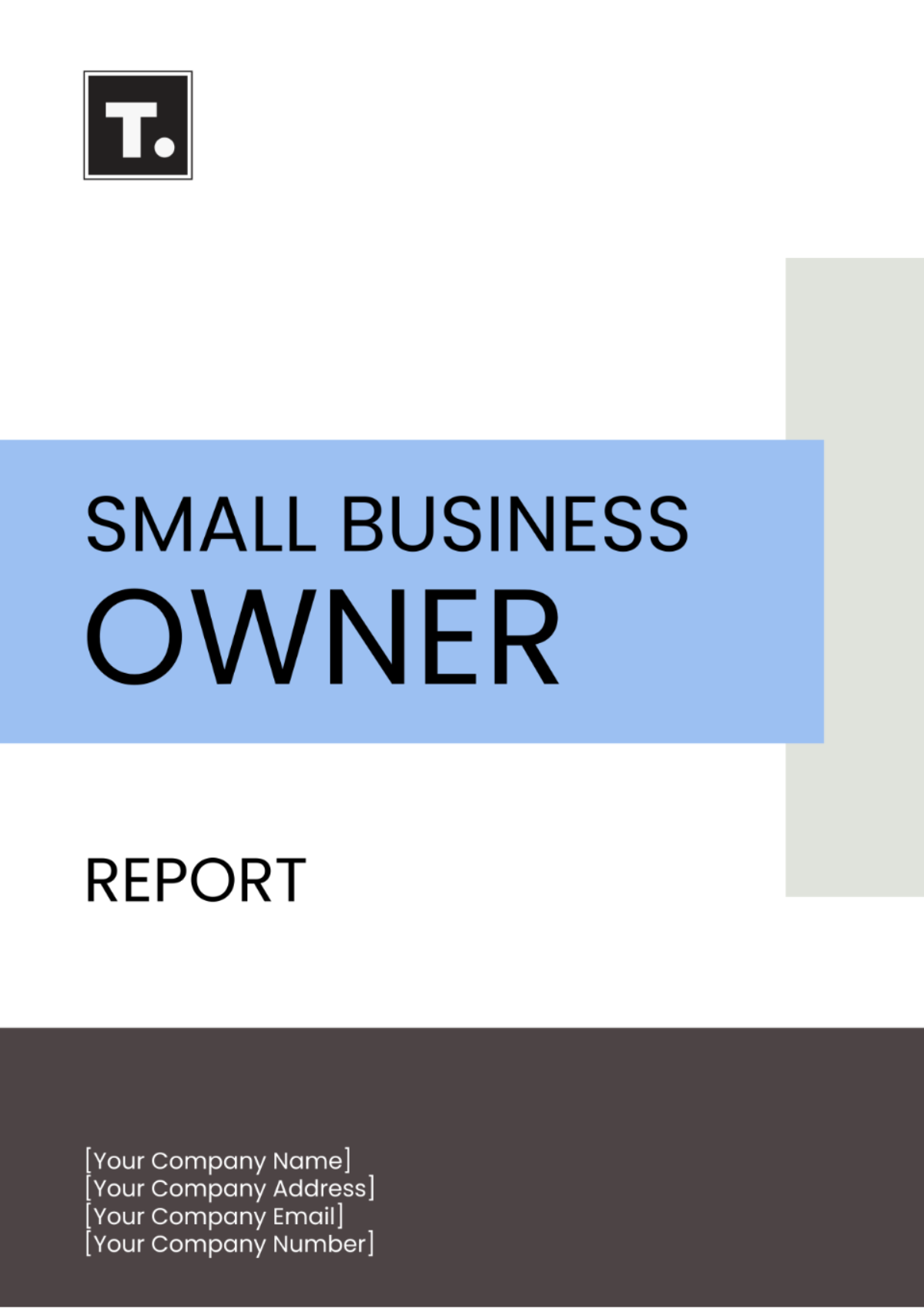 Small Business Owner Report Template - Edit Online & Download