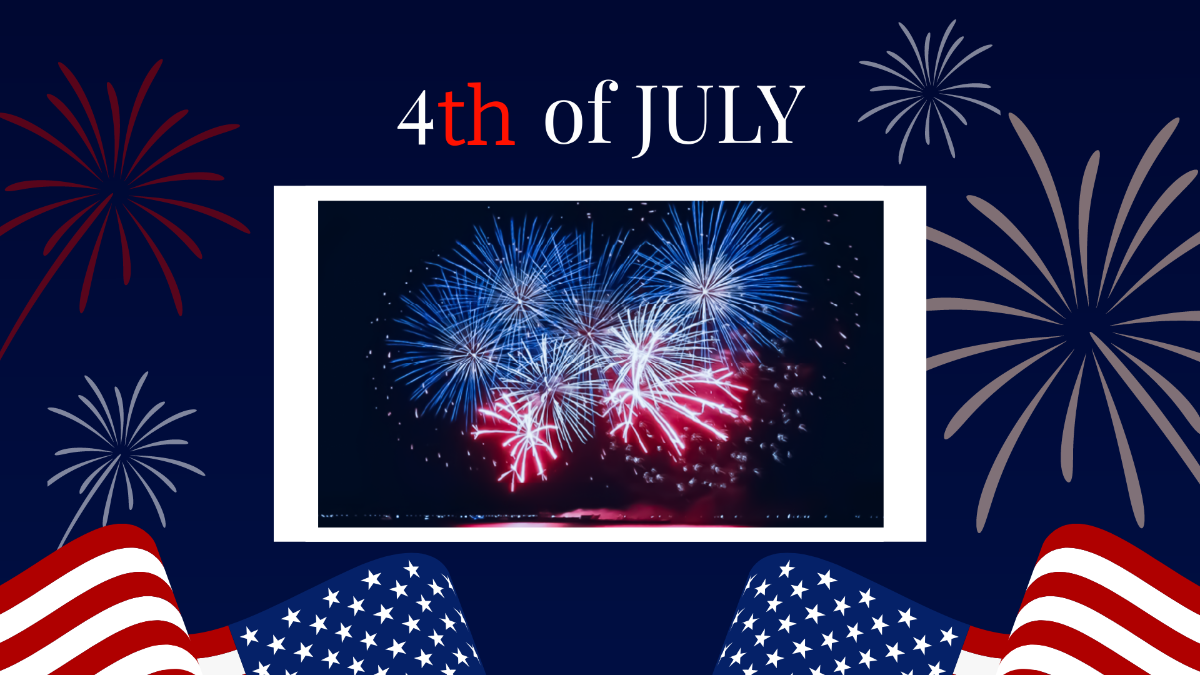 4th of July Photo Background