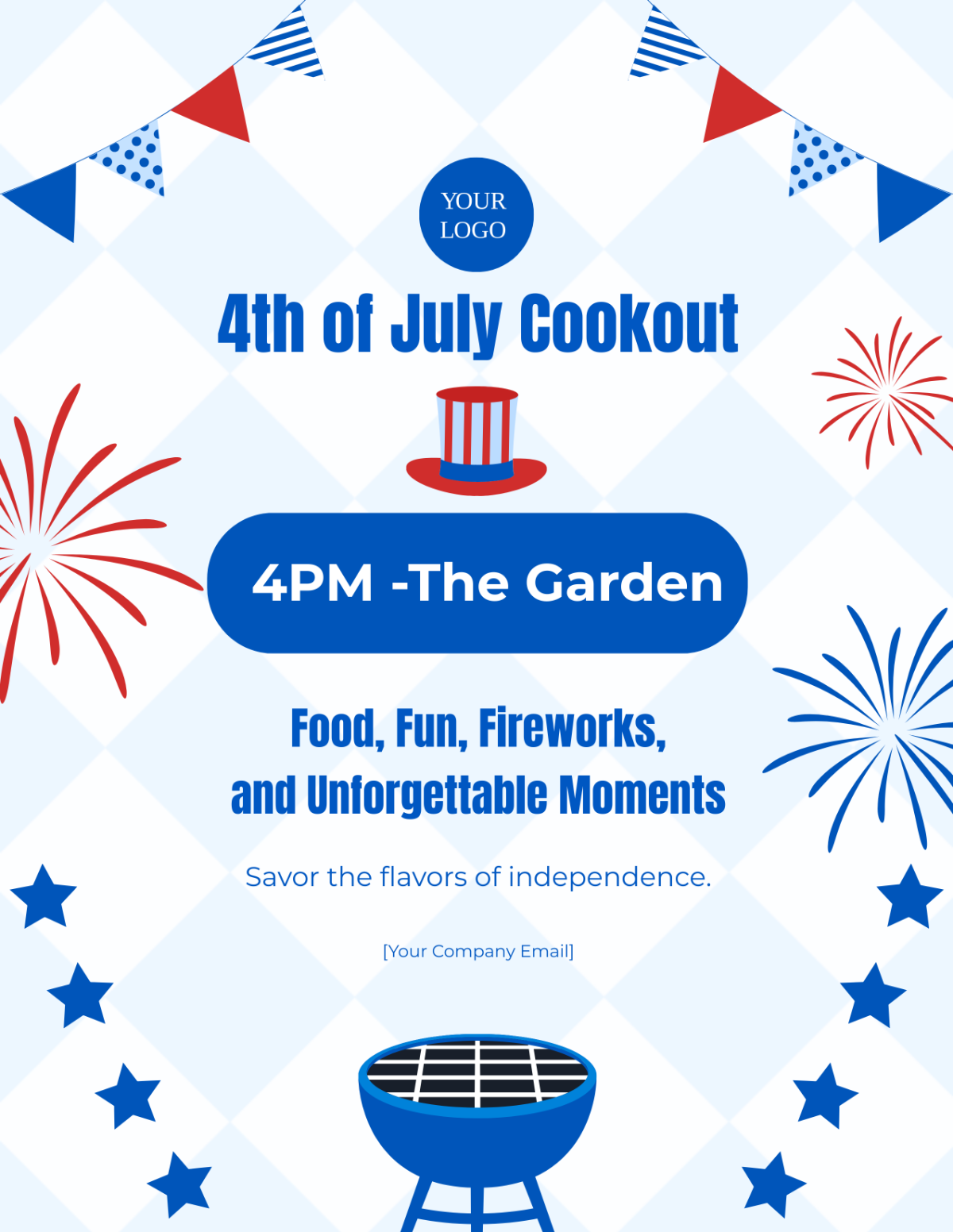 4th of July Cookout Flyer