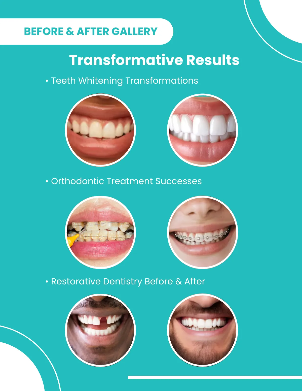 Free Dental Portfolio Template to Edit Online