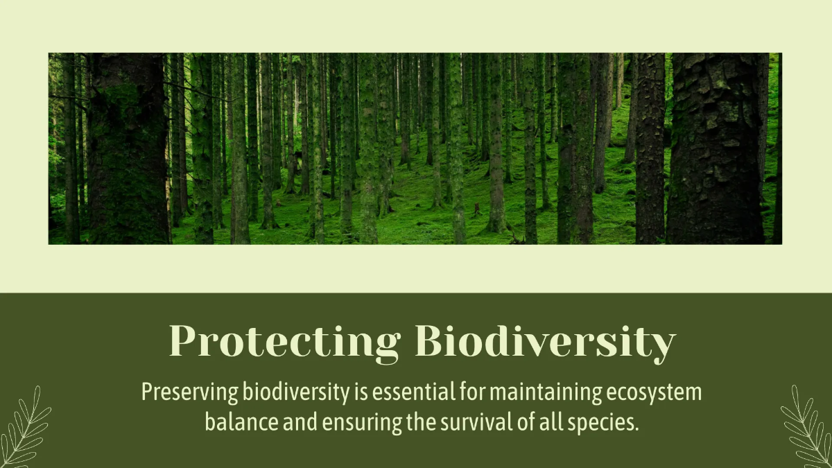 Free Save Environment PPT Template to Edit Online