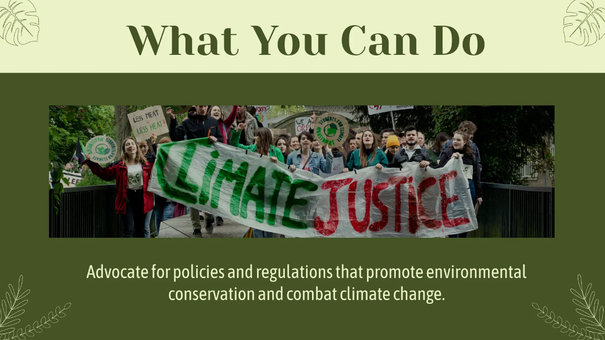 Free Save Environment PPT Template to Edit Online