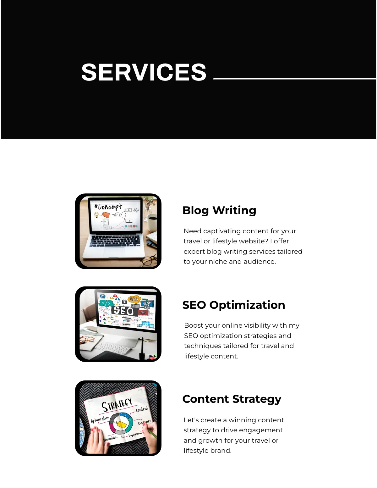 Free Blogger Portfolio Template to Edit Online