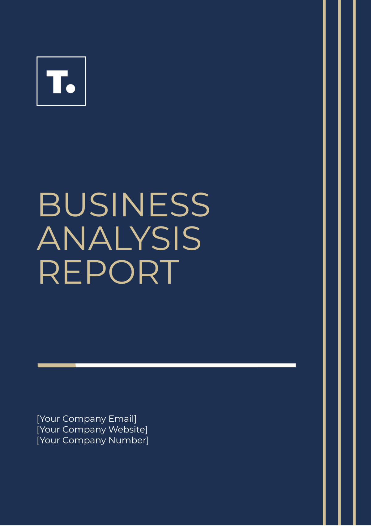 Business Analysis Report Template - Edit Online & Download