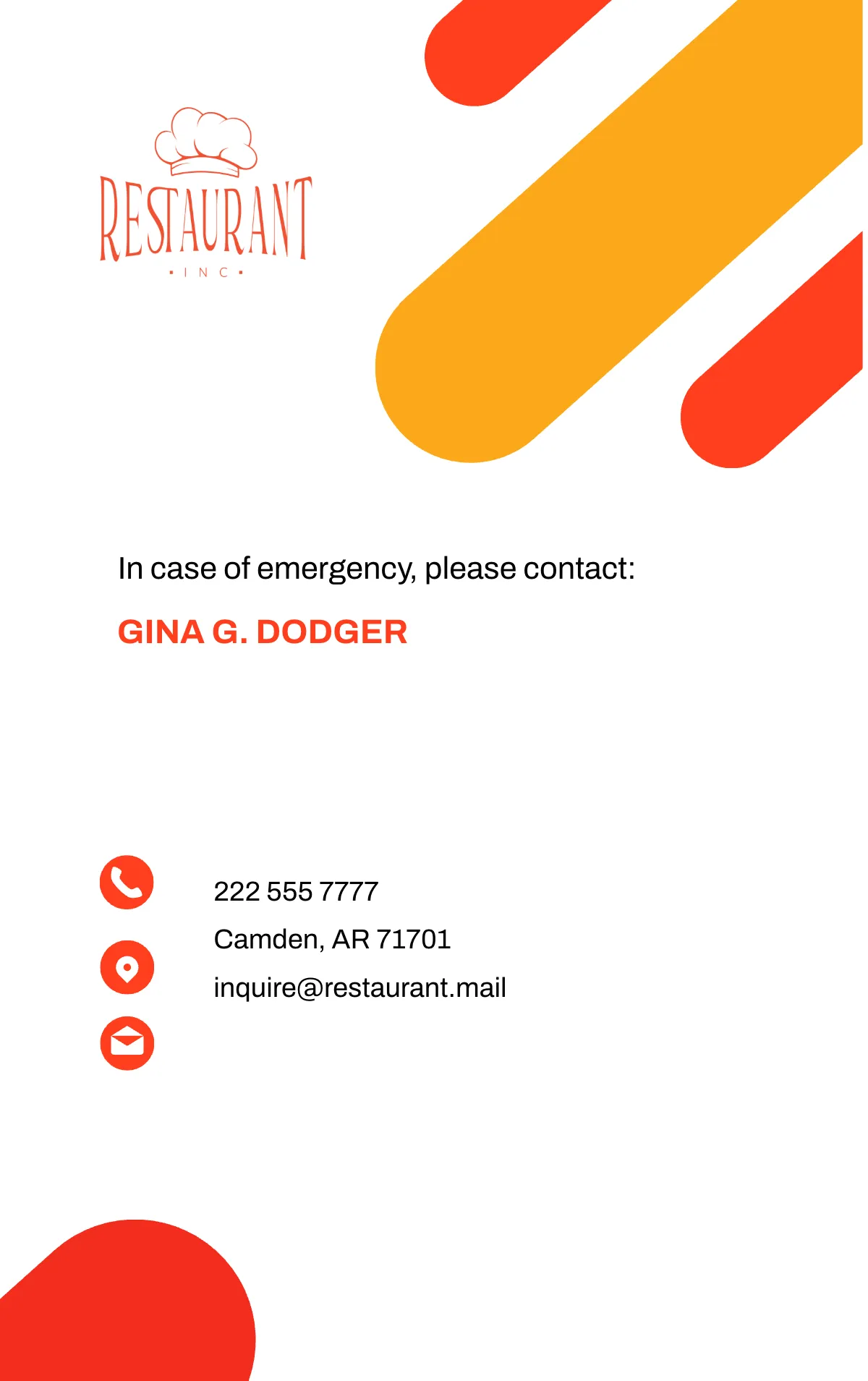 Free Restaurant Member ID Card Template to Edit Online