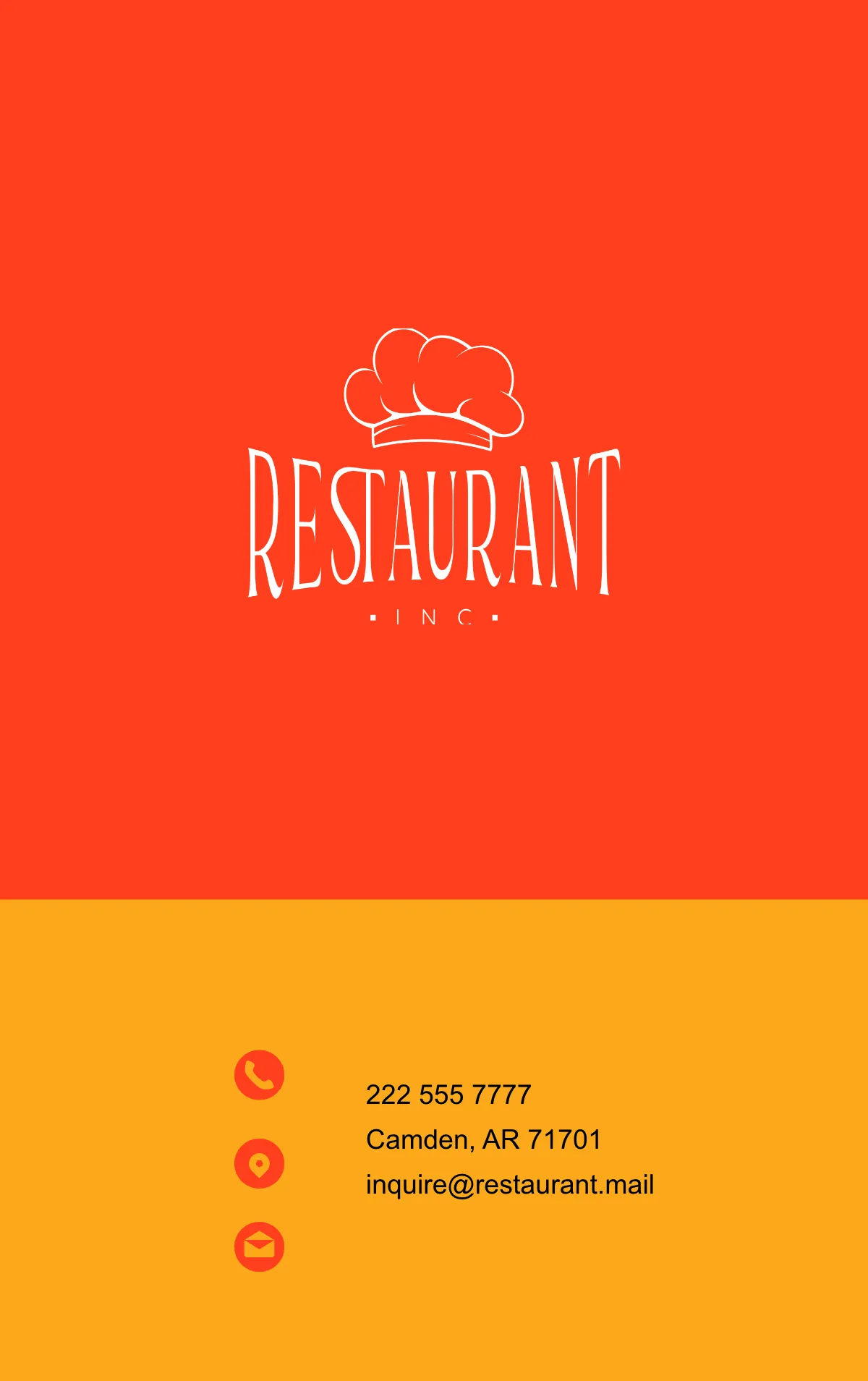 Free Brunch Restaurant ID Card Template to Edit Online