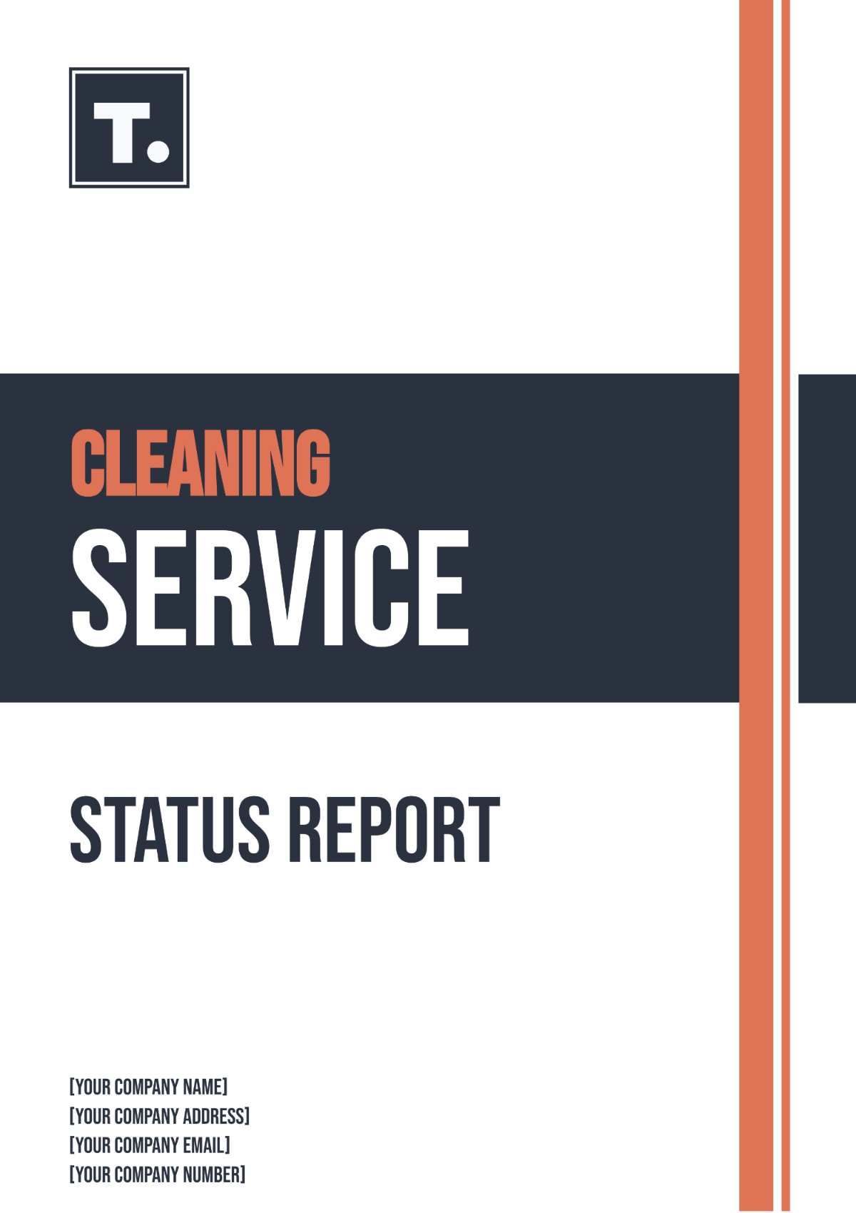 Cleaning Service Status Report Template - Edit Online & Download