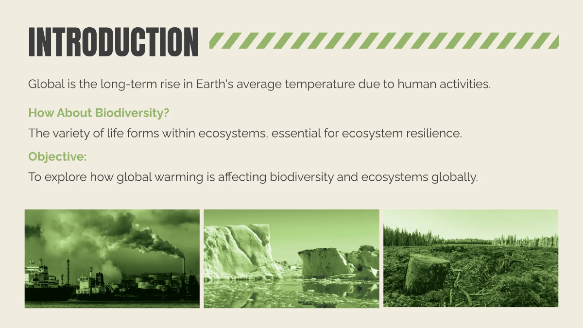 Free Global Warming Powerpoint Presentation Template to Edit Online