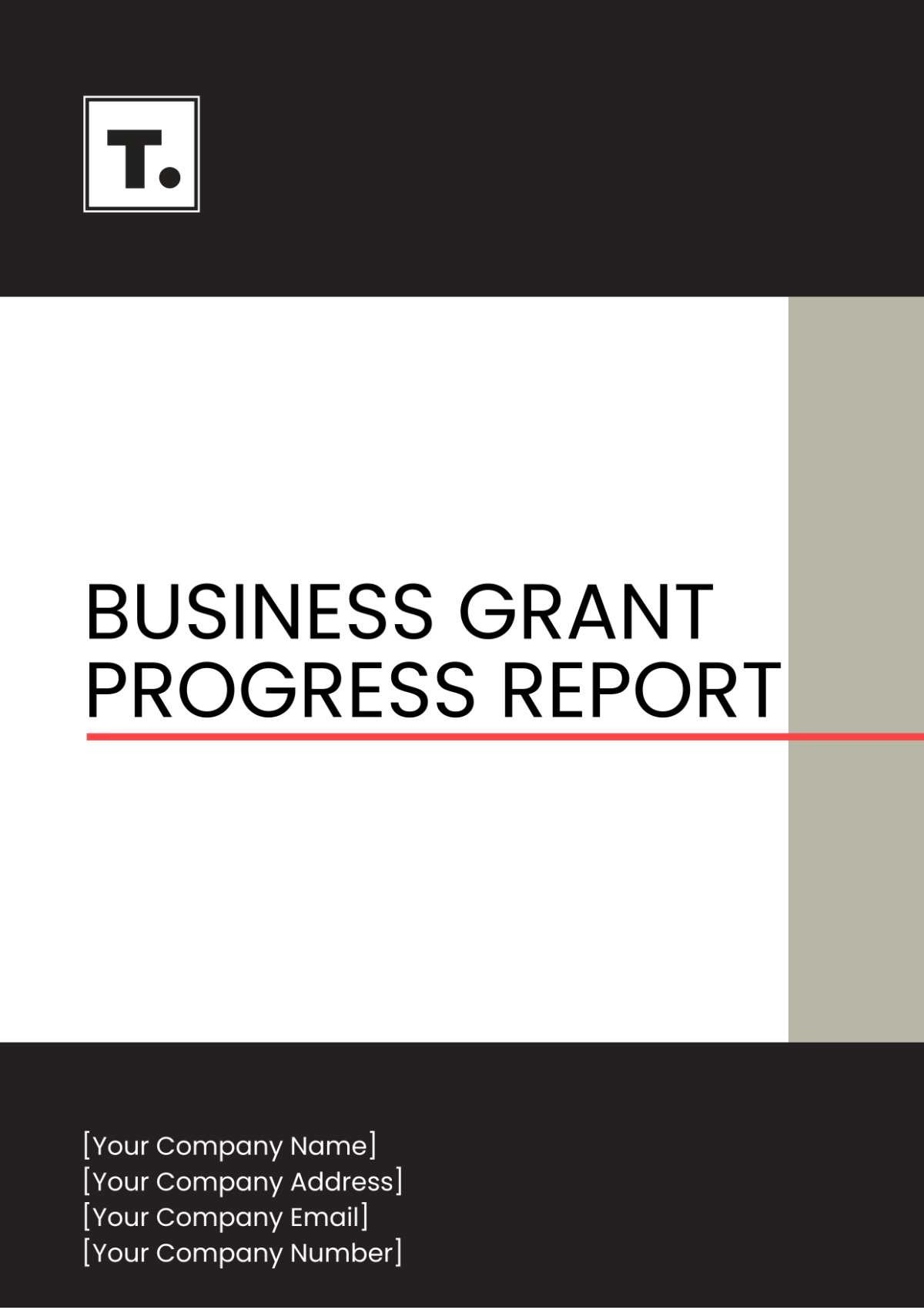 Business Grant Progress Report Template - Edit Online & Download