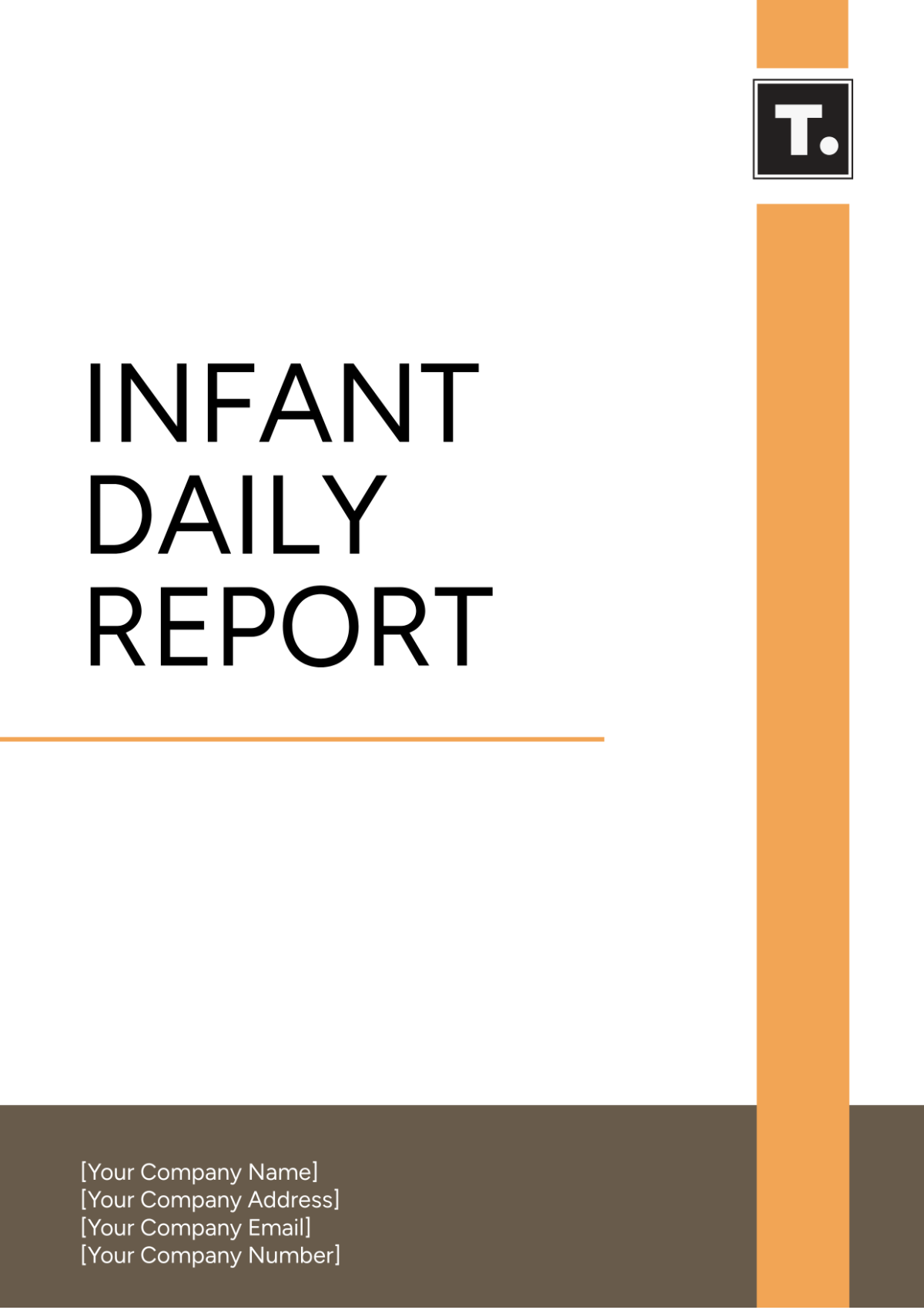 Infant Daily Report Template - Edit Online & Download