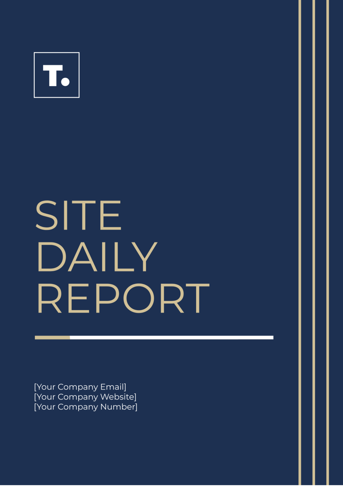 Site Daily Report Template - Edit Online & Download