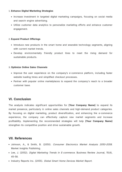 Free APA Simple Business Report Template to Edit Online