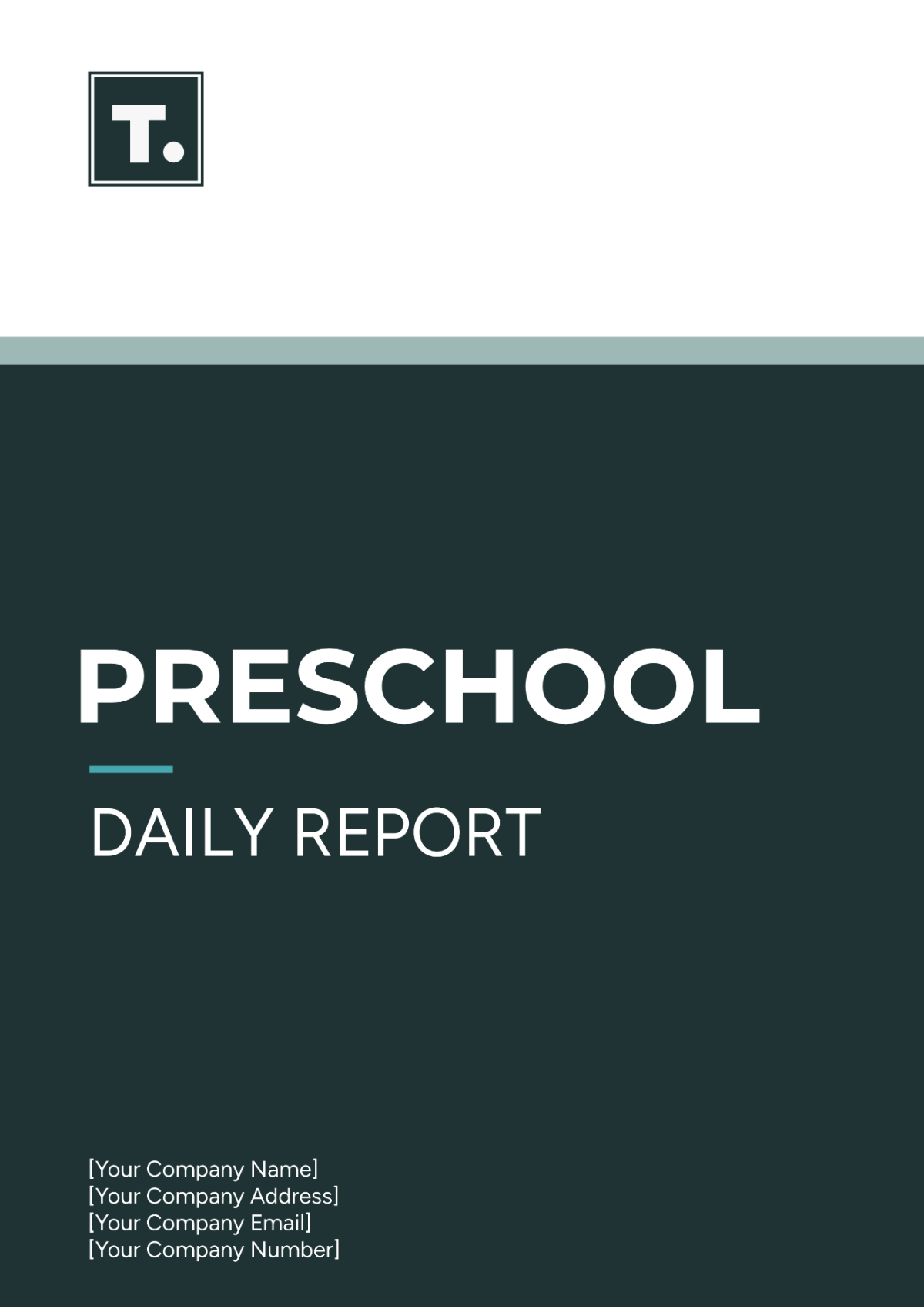 Preschool Daily Report Template - Edit Online & Download