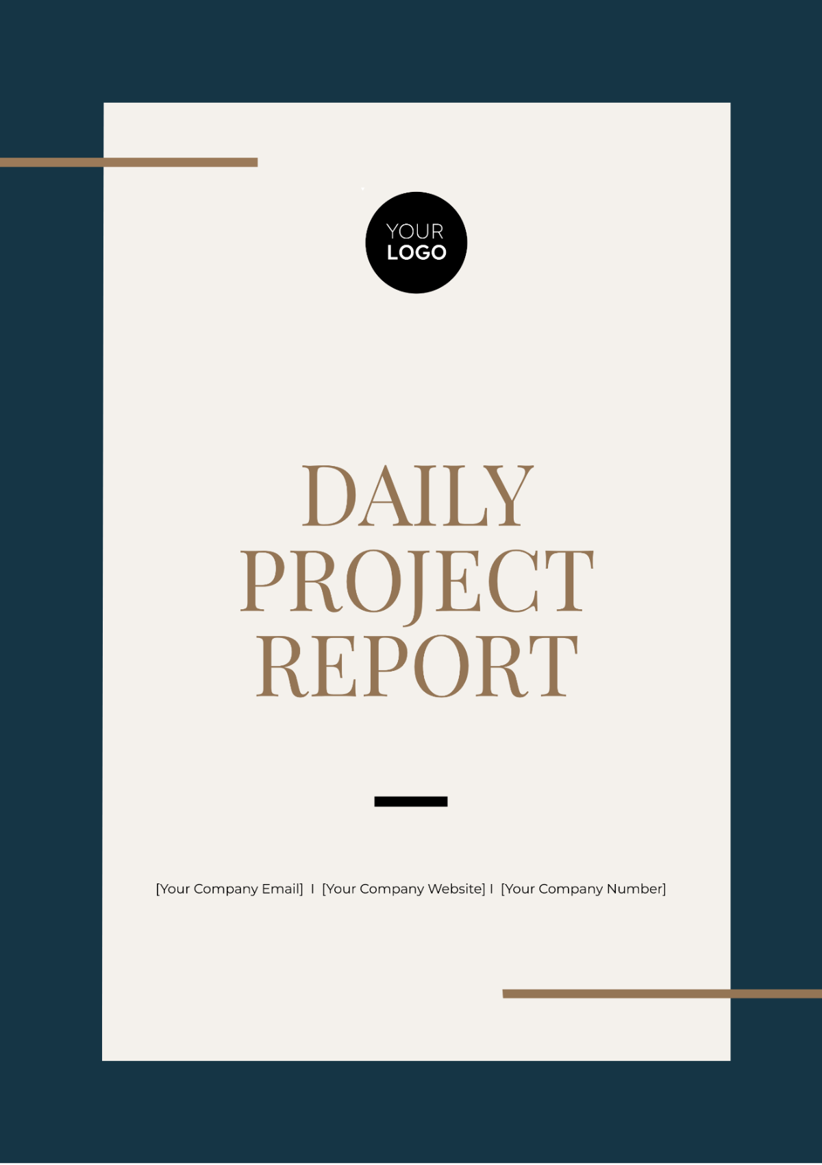 Daily Project Report Template - Edit Online & Download