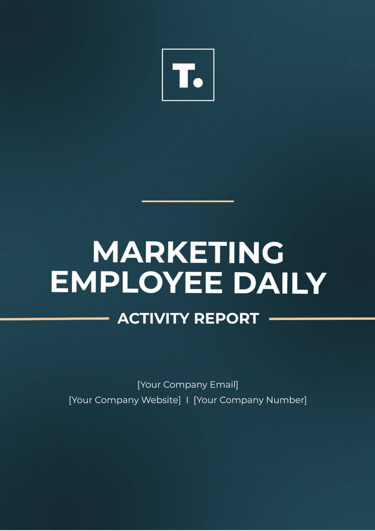 Marketing Employee Daily Activity Report Template - Edit Online & Download