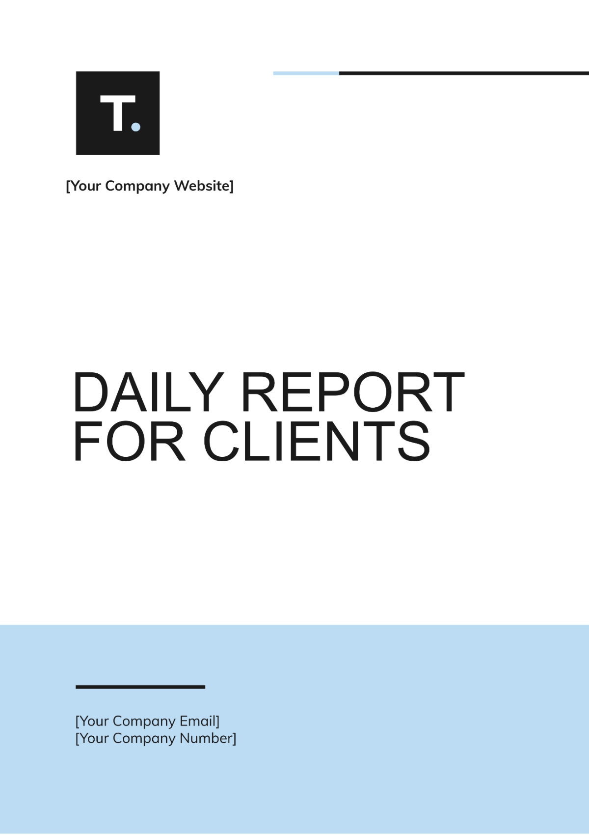 Daily Report for Clients Template - Edit Online & Download