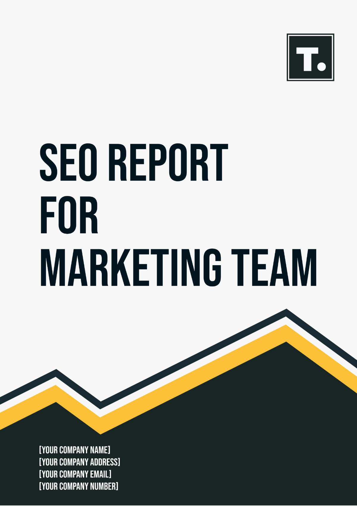 SEO Report for Marketing Team Template - Edit Online & Download