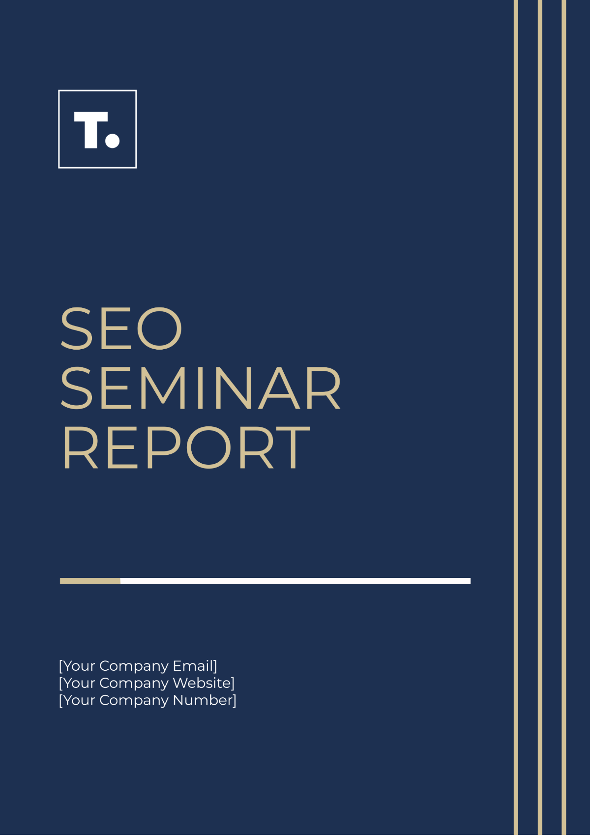 SEO Seminar Report Template - Edit Online & Download