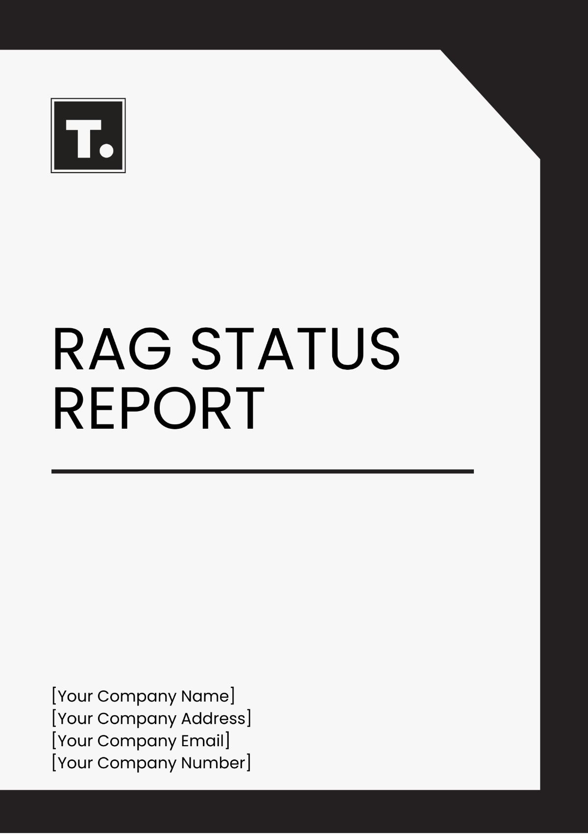 RAG Status Report Template - Edit Online & Download