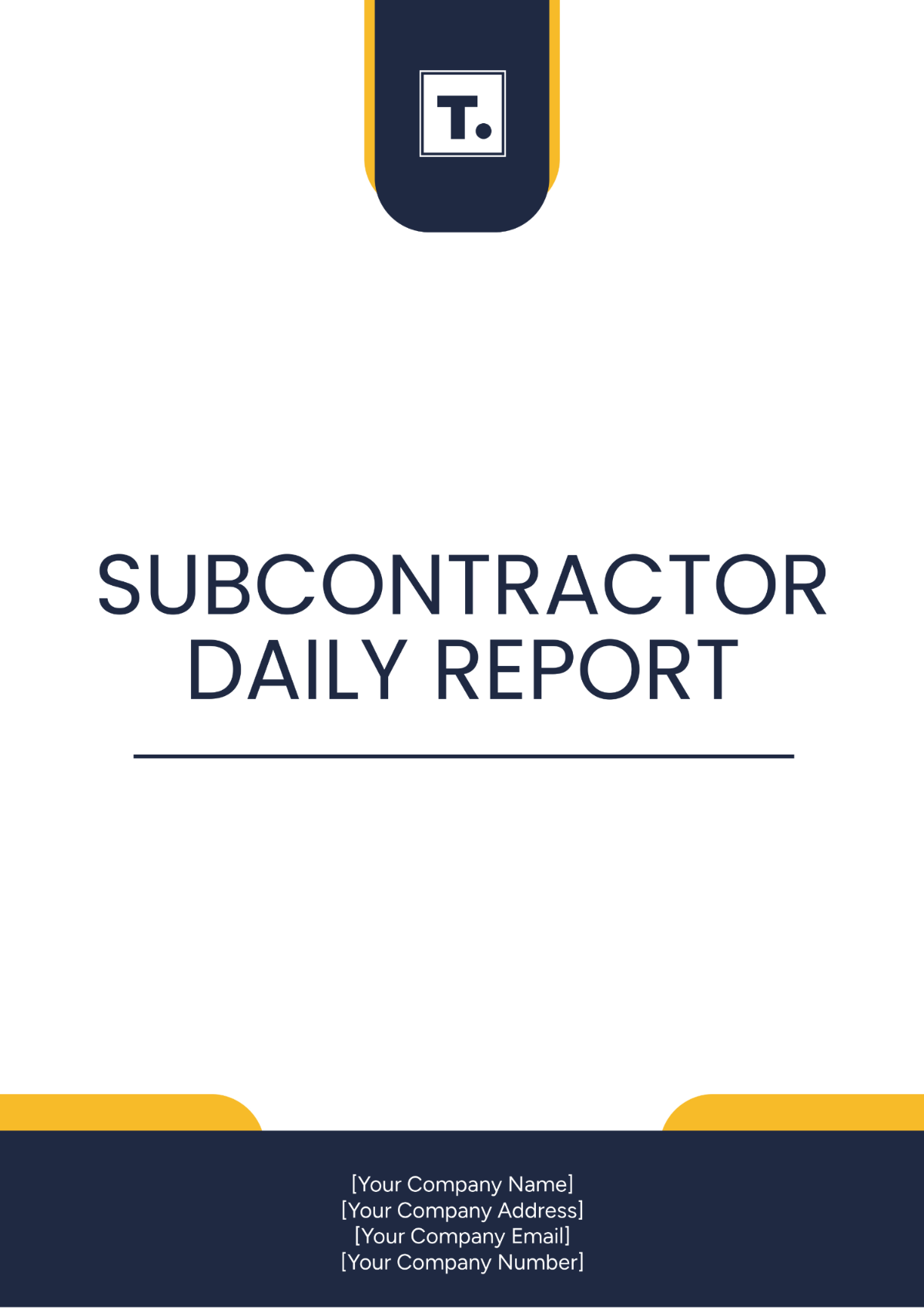 Subcontractor Daily Report Template - Edit Online & Download