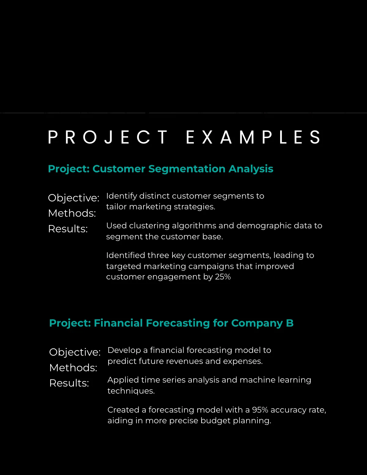 Free Data Analyst Portfolio Template to Edit Online
