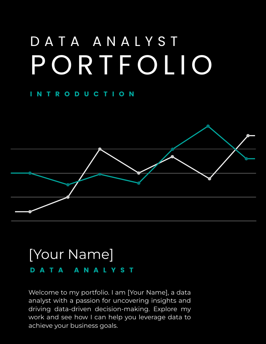 Data Analyst Portfolio Template - Edit Online & Download Example ...