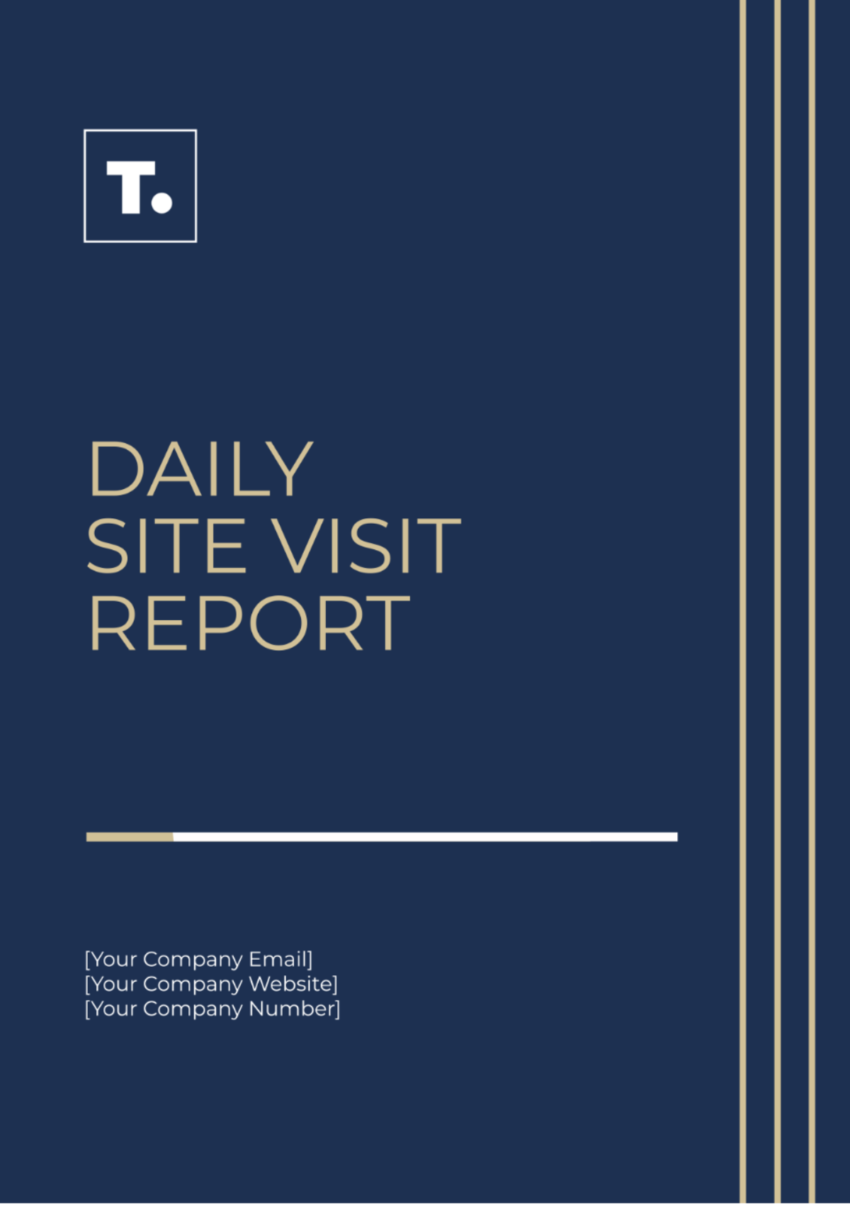 Daily Site Visit Report Template - Edit Online & Download