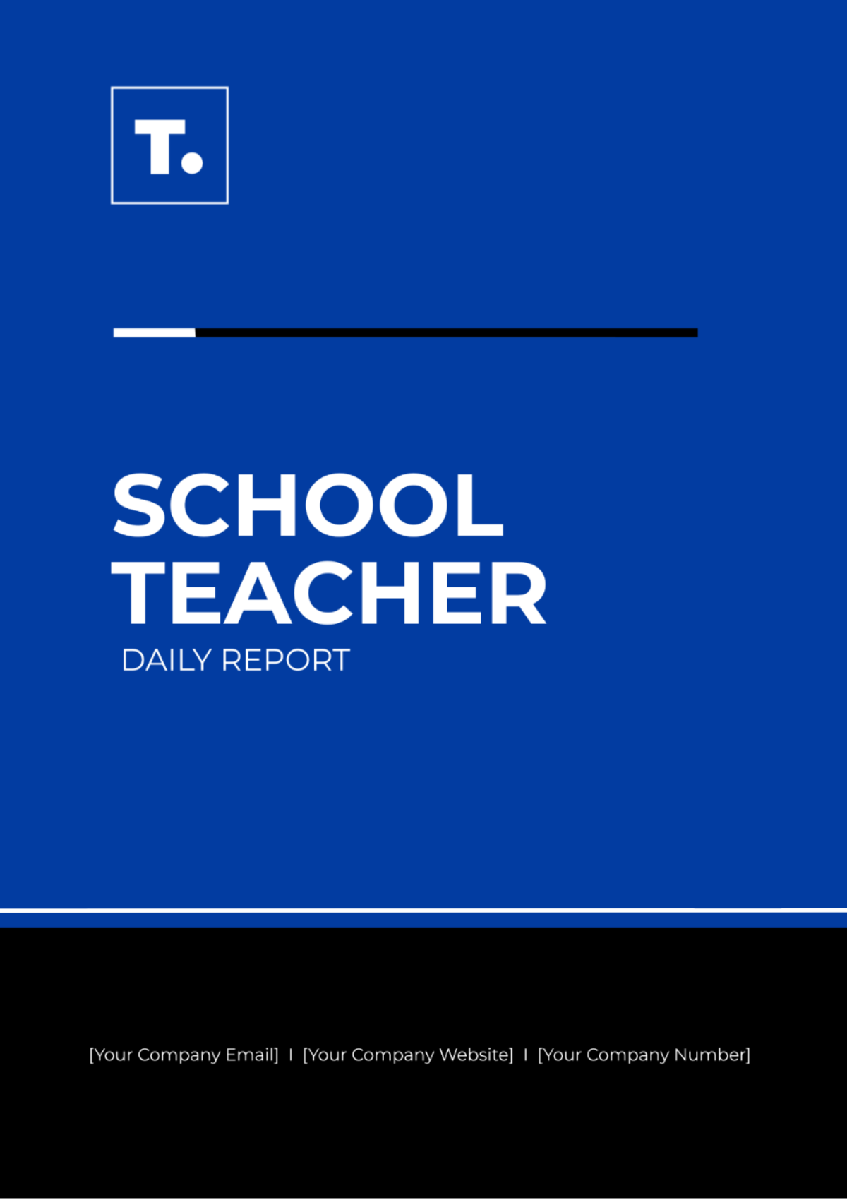 School Teacher Daily Report Template - Edit Online & Download