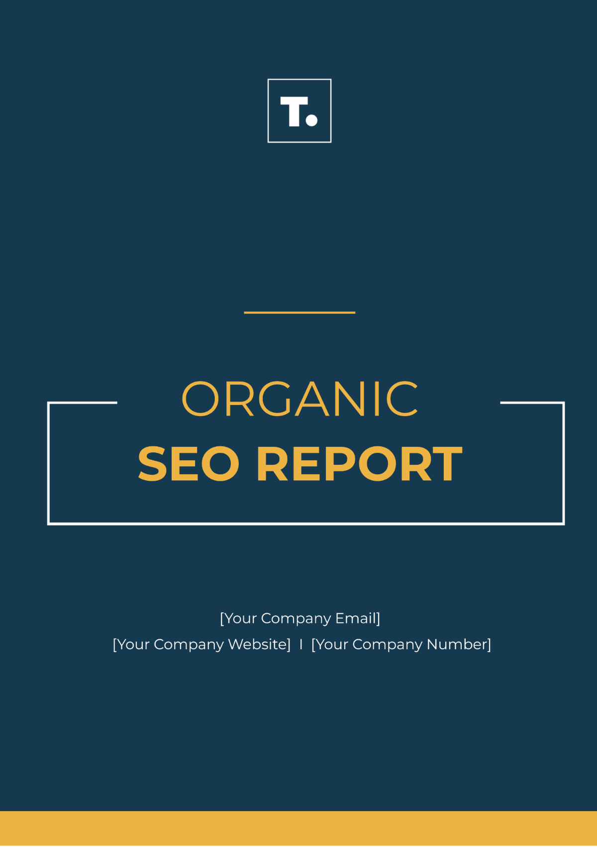 Free Monthly SEO Report Template to Edit Online