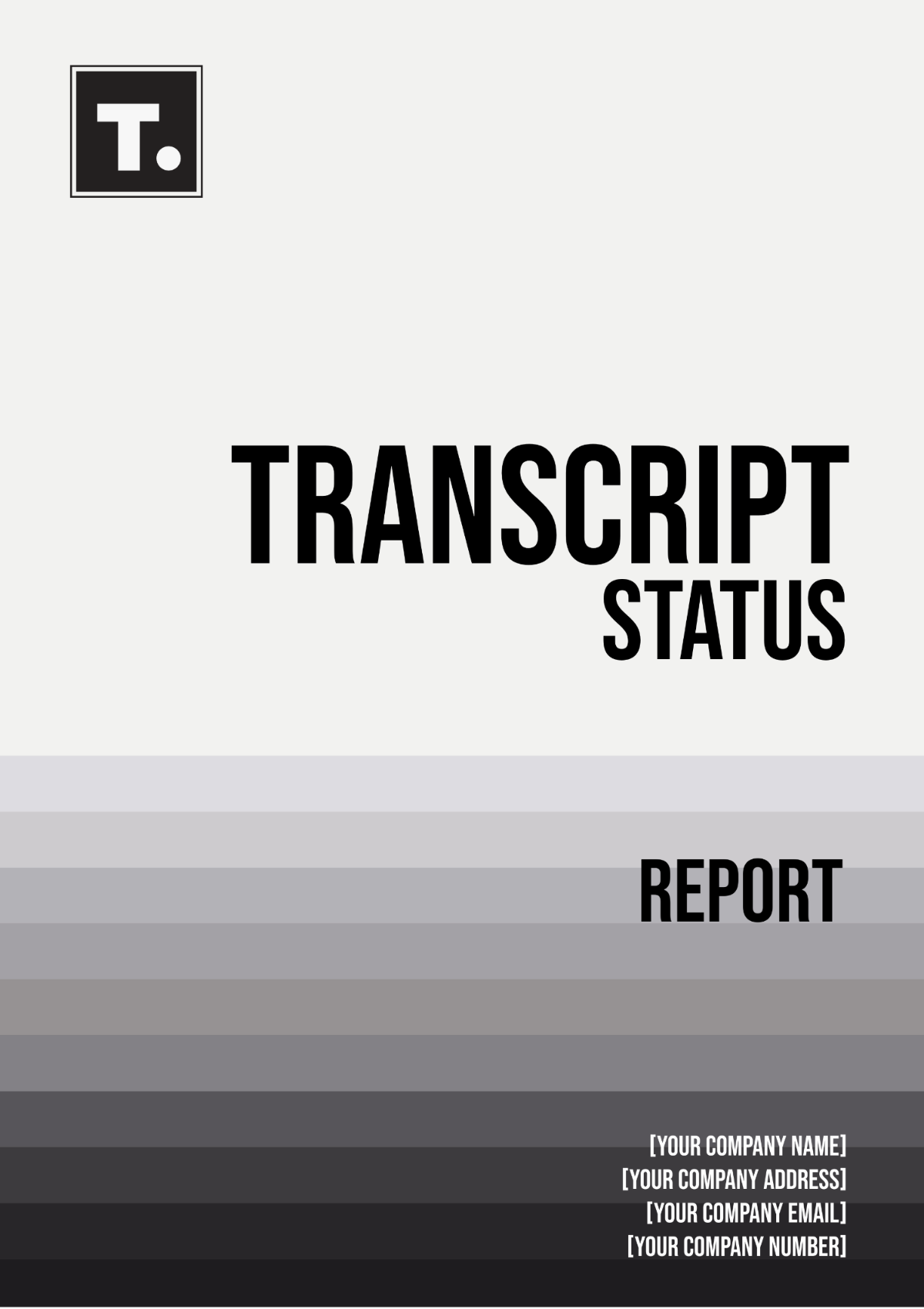 Transcript Status Report Template - Edit Online & Download