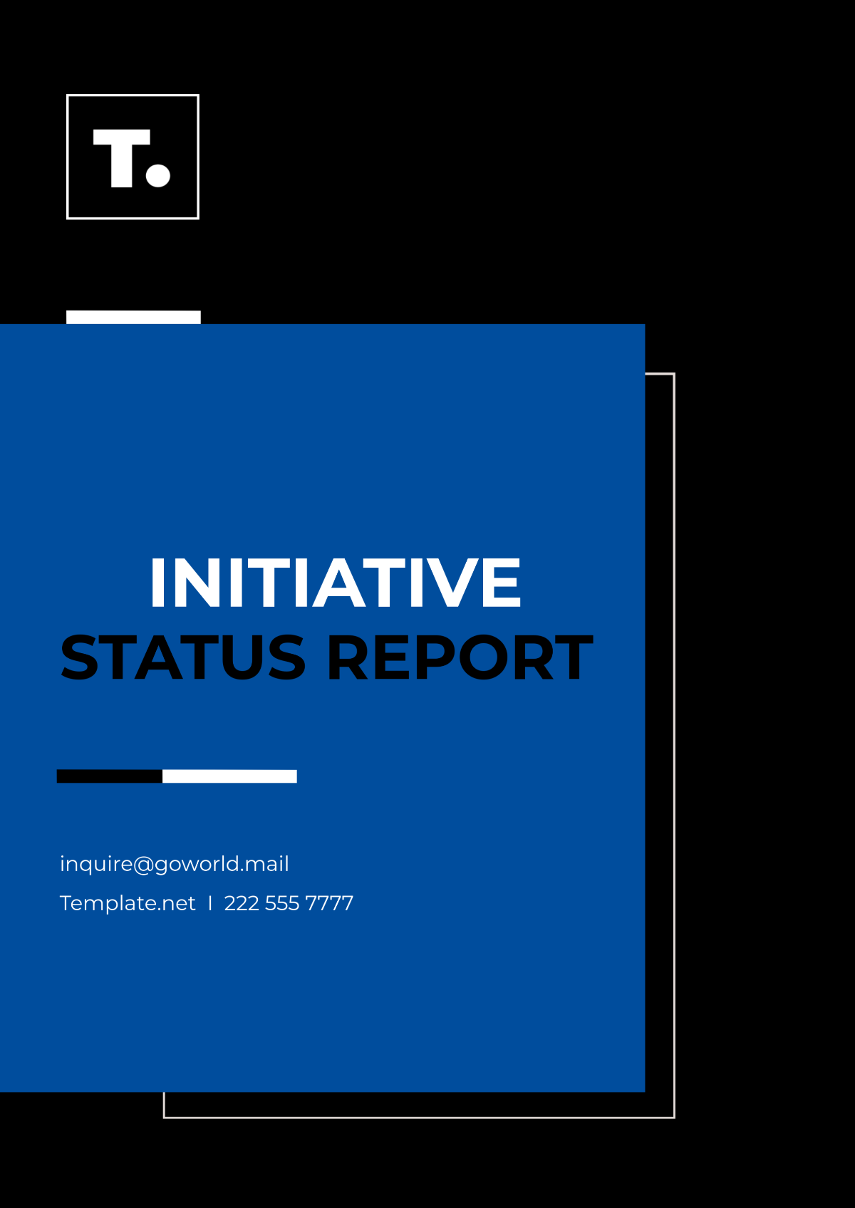 Free Initiative Status Report Template