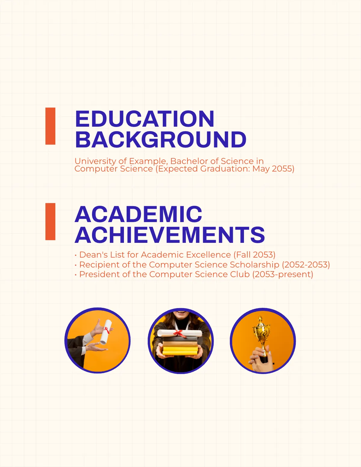 Free Professional Academic Portfolio Template to Edit Online