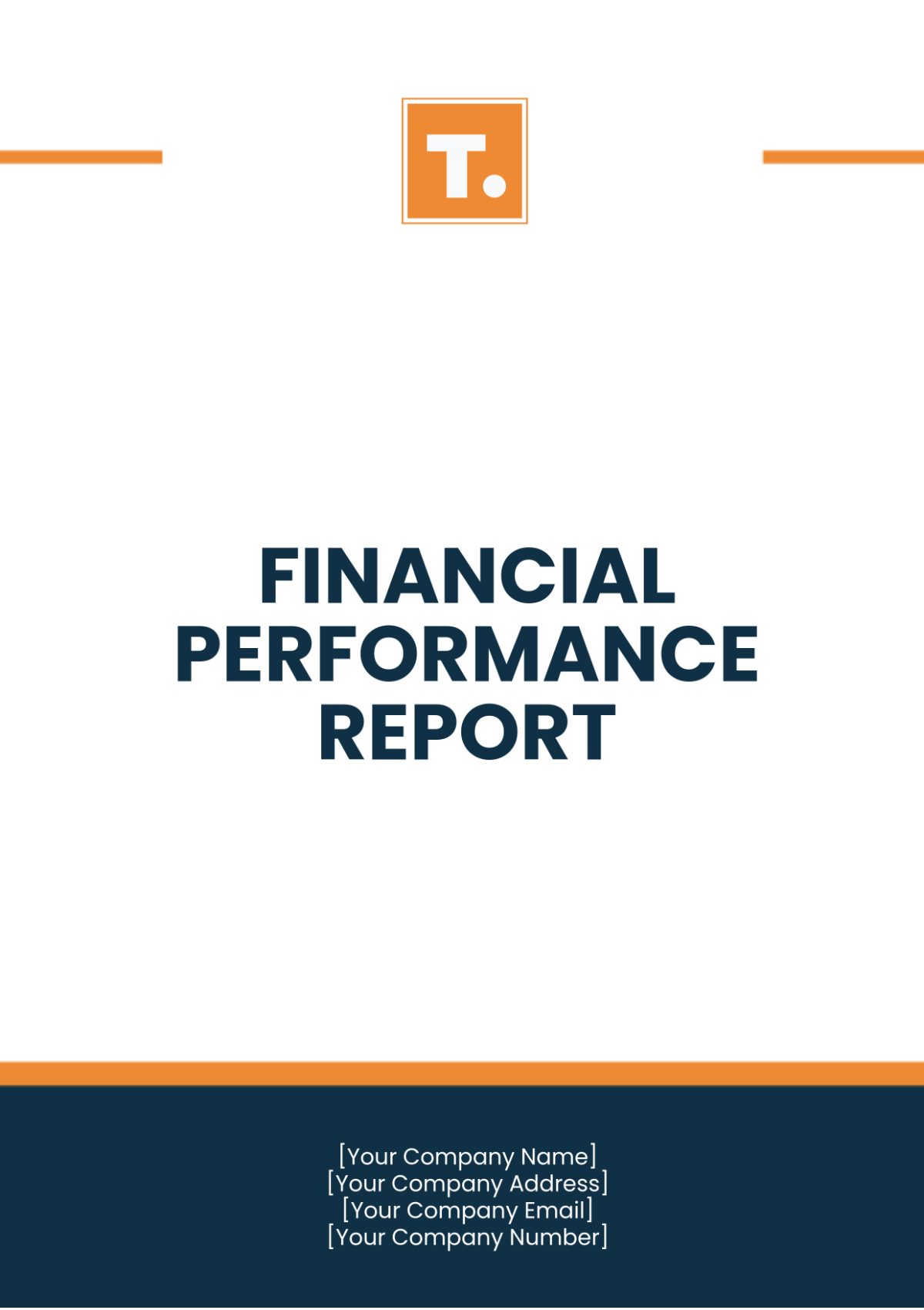 Financial Performance Report Template - Edit Online & Download