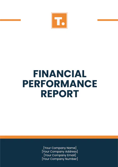Free Financial Performance Report Template to Edit Online