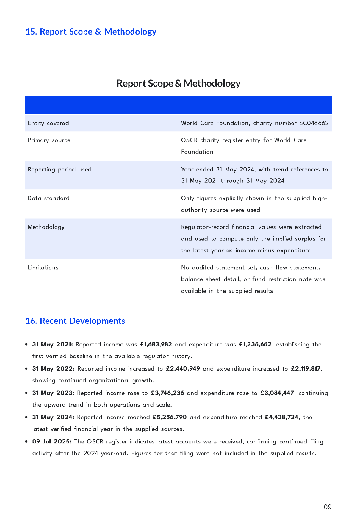 Free Nonprofit Organization Financial Report Template to Edit Online