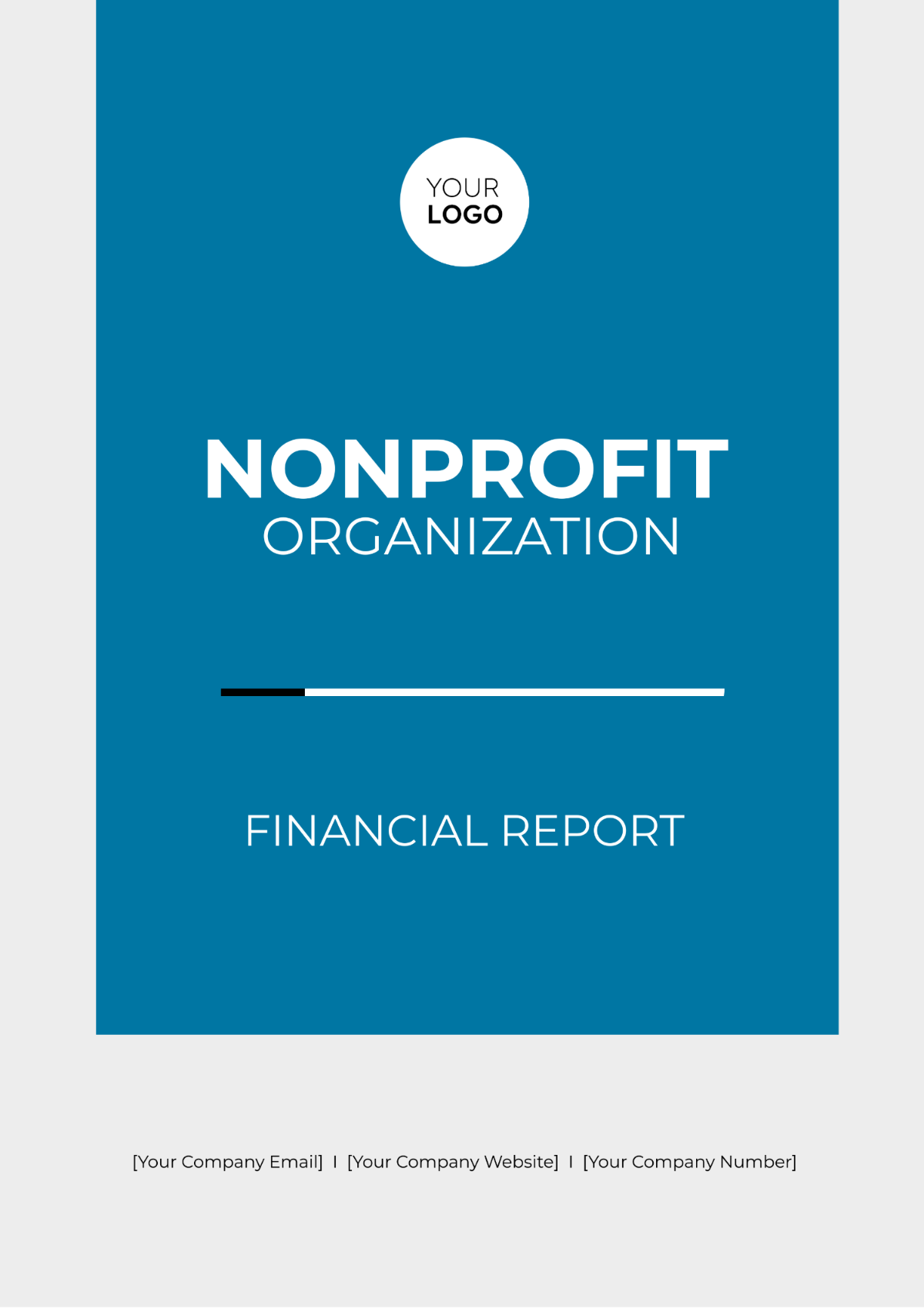 Nonprofit Organization Financial Report Template - Edit Online & Download