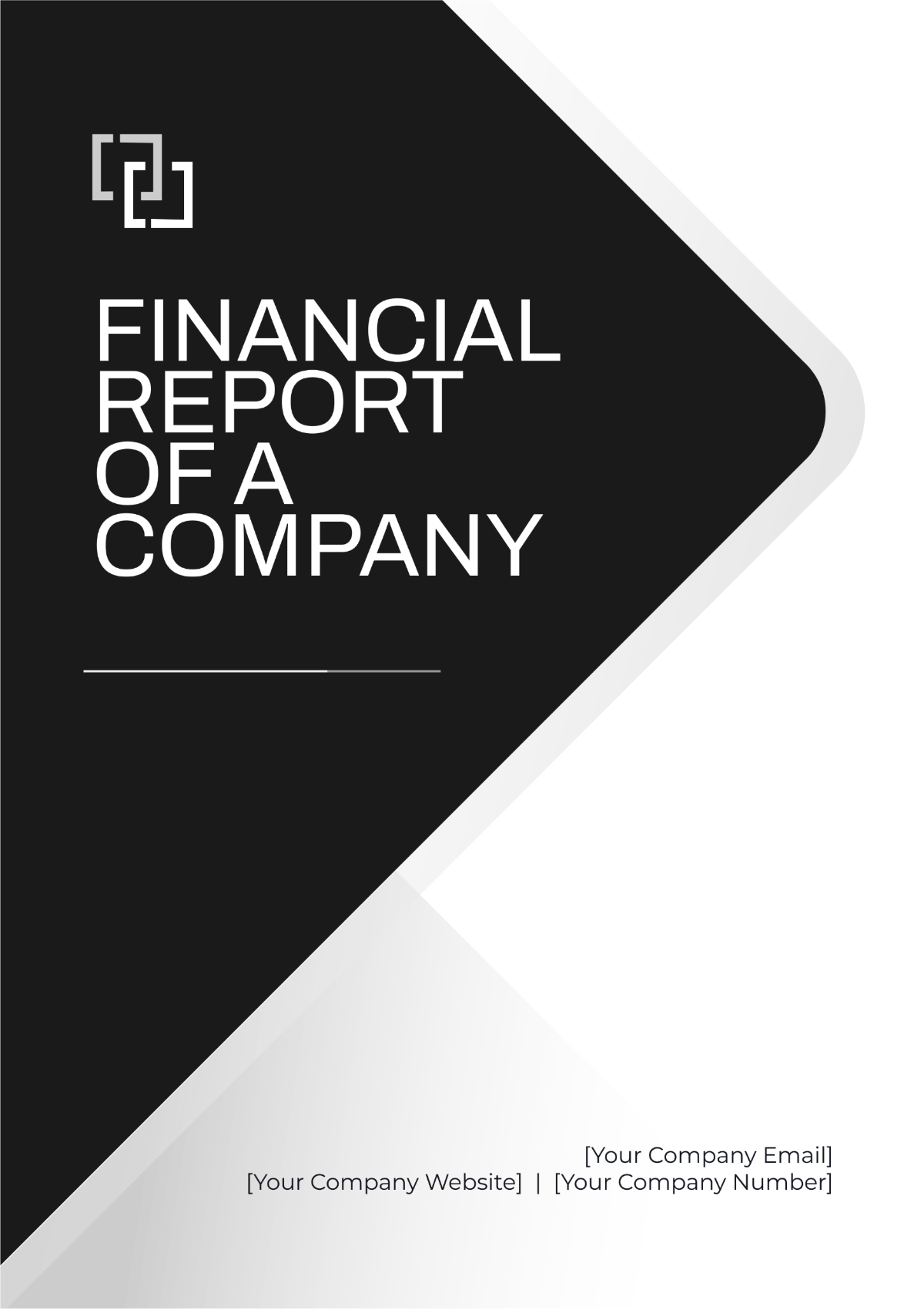 Financial Report of a Company Template - Edit Online & Download