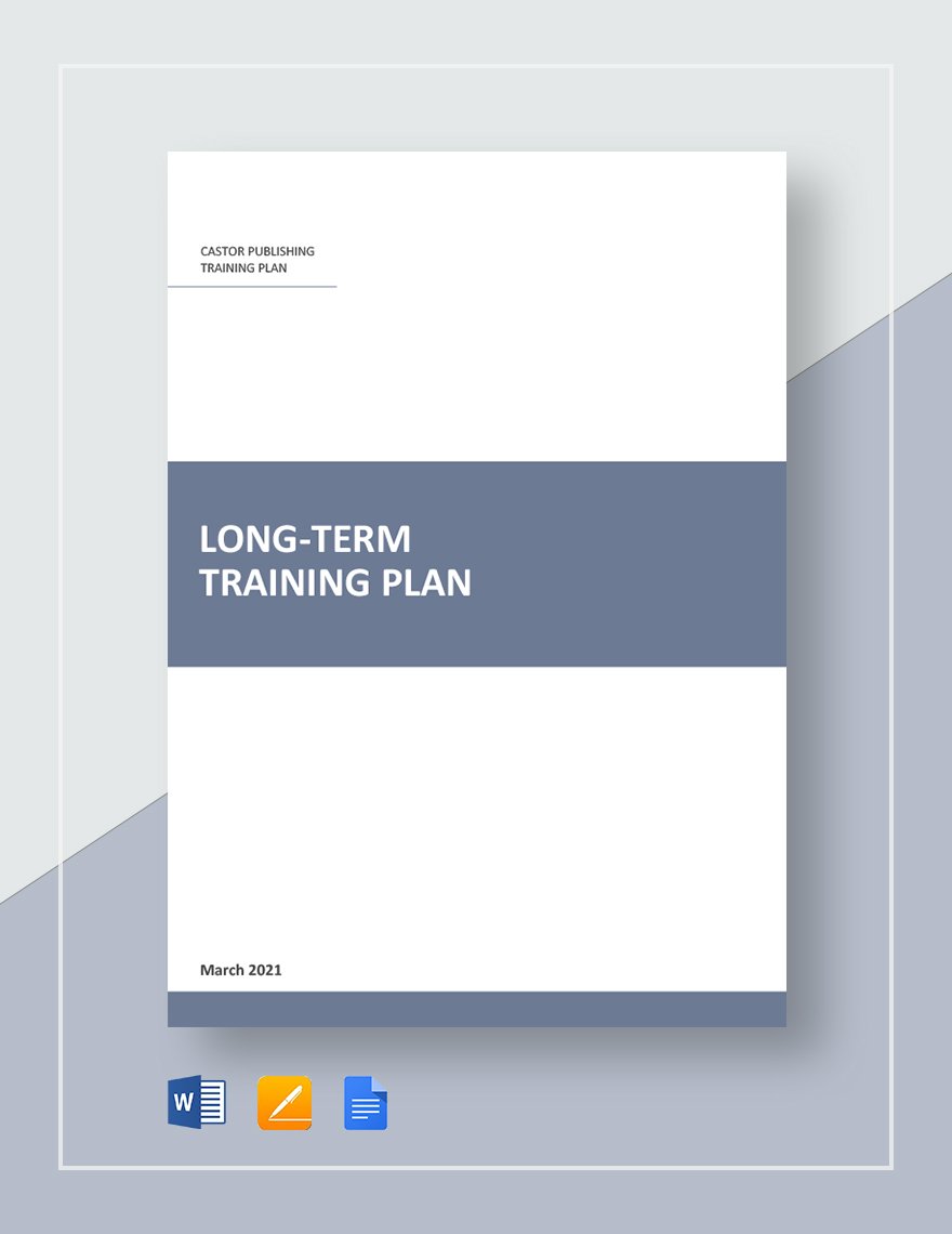 Long-Term Training Plan Template