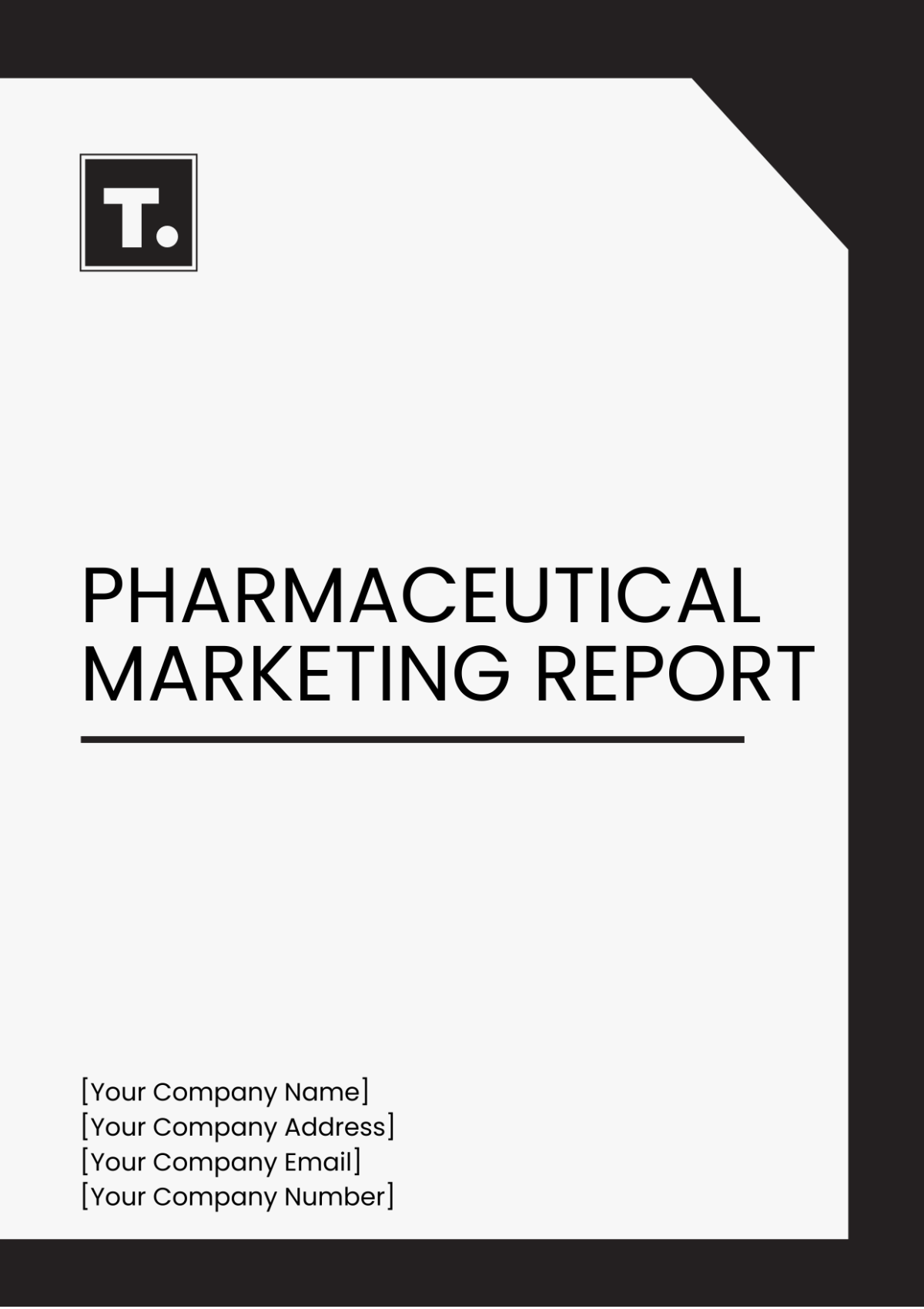 Pharmaceutical Marketing Report Template - Edit Online & Download