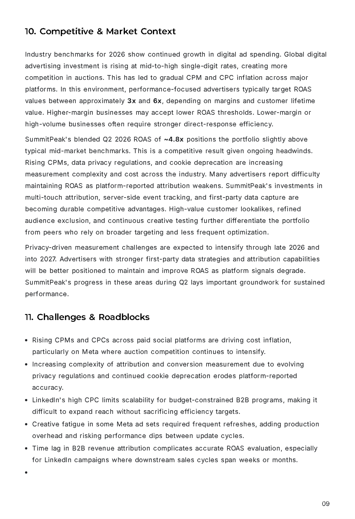 Free Marketing Agency Report Template to Edit Online