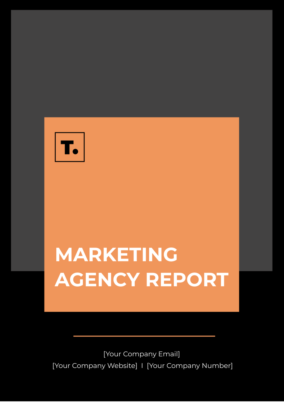 Marketing Agency Report Template - Edit Online & Download