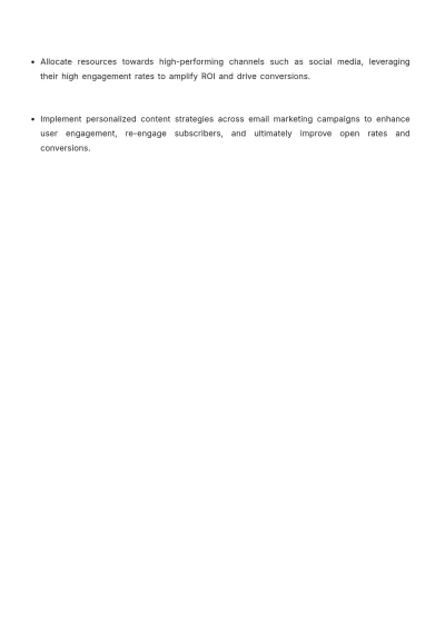 Free Quarterly Digital Marketing Report Template to Edit Online