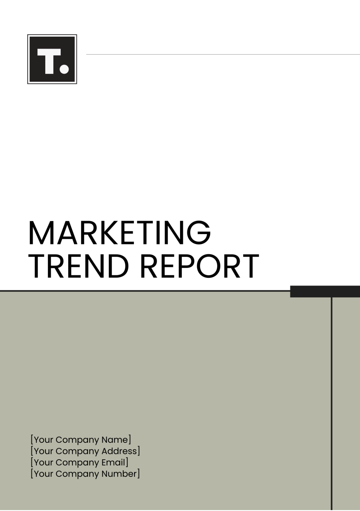 Marketing Trend Report Template - Edit Online & Download