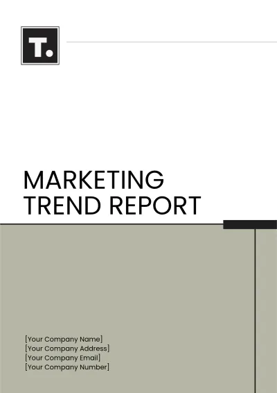 Free Marketing Trend Report Template to Edit Online