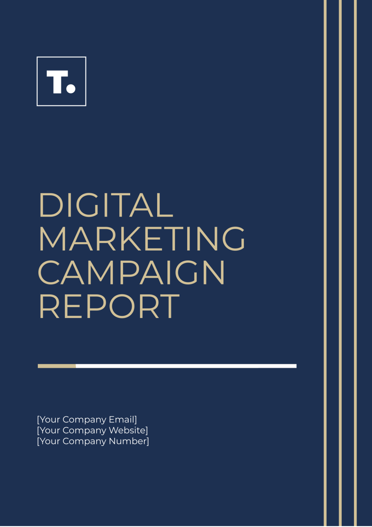 Free Digital Marketing Campaign Report Template - Edit Online ...