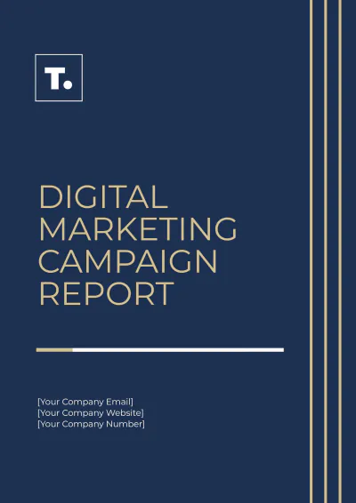 Free Digital Marketing Campaign Report Template to Edit Online