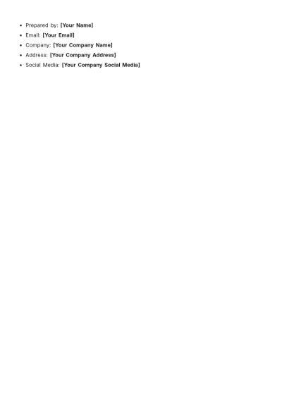 Free Digital Marketing Campaign Report Template to Edit Online