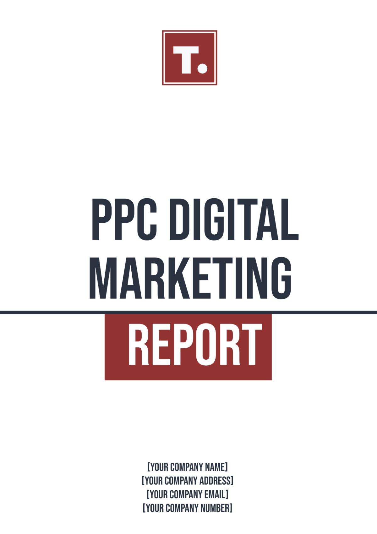 PPC Digital Marketing Report Template - Edit Online & Download