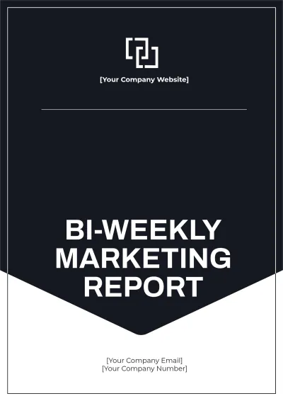 Free Bi-Weekly Marketing Report Template to Edit Online