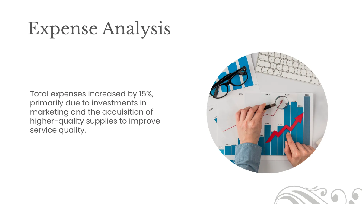 Free Salon Financial Performance Presentation Template to Edit Online